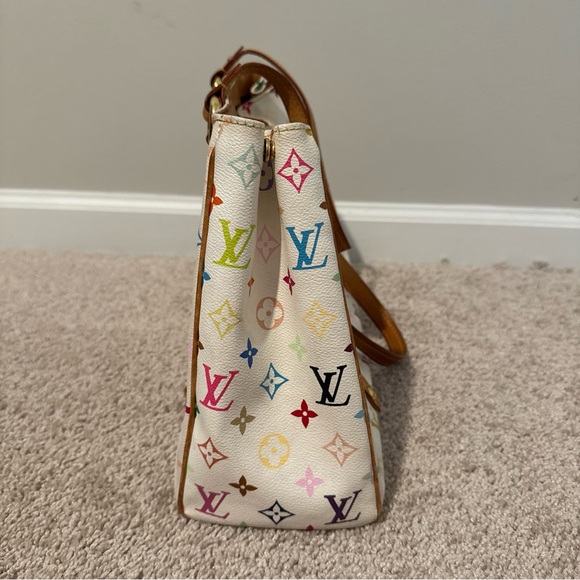 Louis Vuitton Multicolor Monogram Tote with Tan Accents - Picture 6 of 16